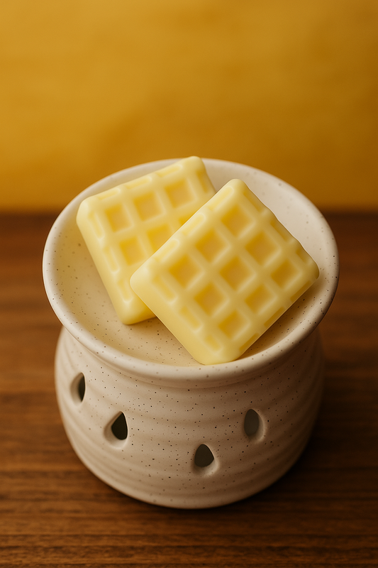 🧇 Fondants parfumés Duo Gaufres Jaunes 19g 🕯️