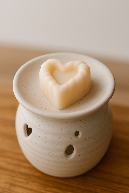 🤍 Fondant parfumé Cœur 16g 🕯️