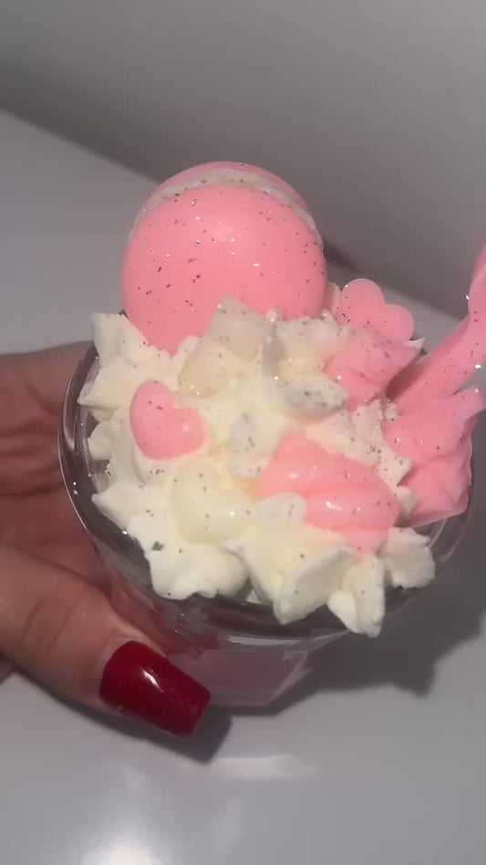 Bougie Chantilly Barbe à Papa une douceur sucrée 🎀